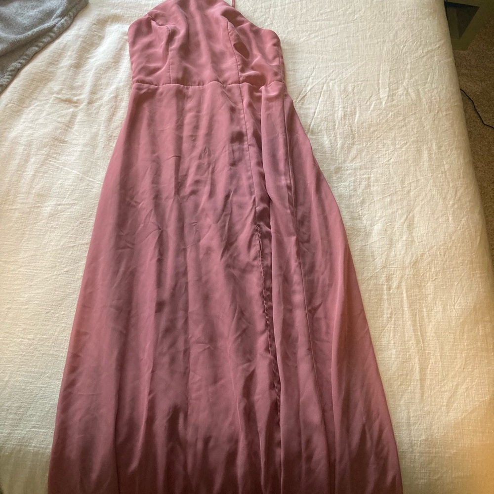 Birdy Grey Dusty Pink Fabric